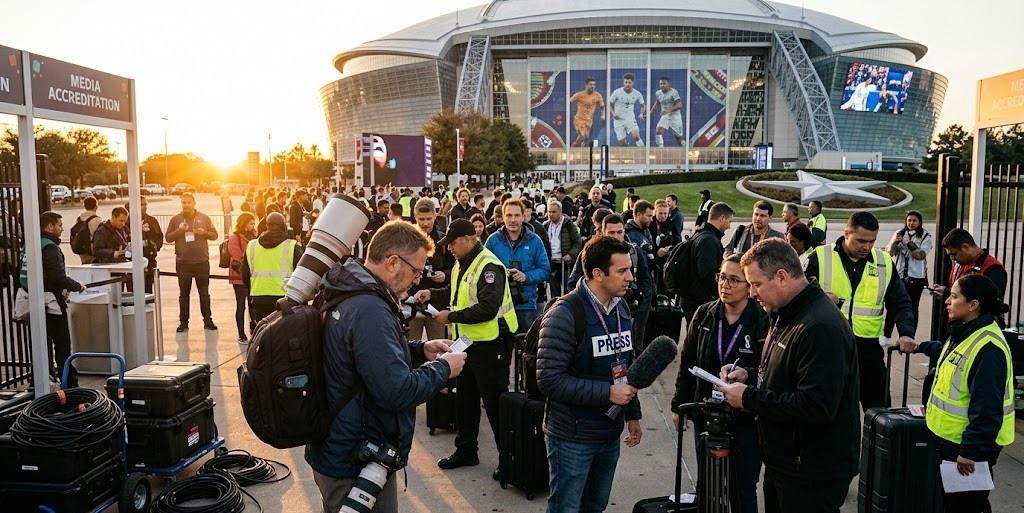 Dallas World Cup Media Rush