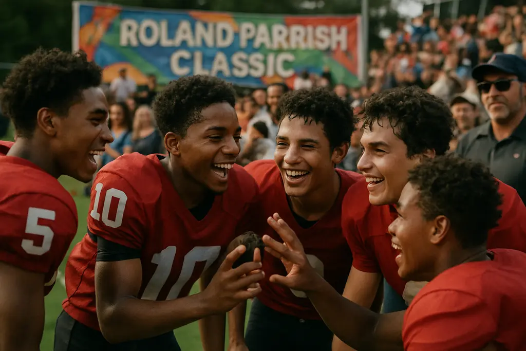 Roland Parrish Classic crowd outside Cotton Bowl before a Texas high school football doubleheader